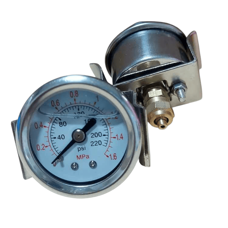 Đồng hồ áp chân sau 0 - 16 kg/cm2