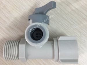 Van khoá cấp nước răng 21 ống phi 10 (nhựa)